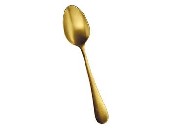 MATISSE VINTAGE GOLD CUCCHIAINO CAFFÈ ACCIAIO INOX 18/10 13,7 CM   Alessandrelli Business Solutions