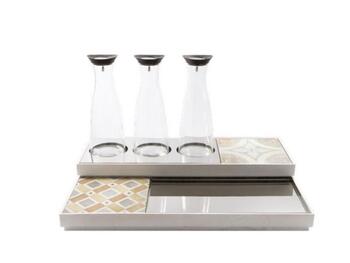 SET CEREALI DOMINO BIANCO 40X40 CM   Alessandrelli Business Solutions