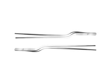 PINZA CHEF GASTRONOMICA CURVA ACCIAIO INOX 30 CM   Alessandrelli Business Solutions