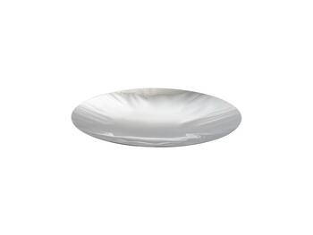 PIATTO TONDO IMPERFETTO ACCIAIO INOX 18/10 42 CM   Alessandrelli Business Solutions