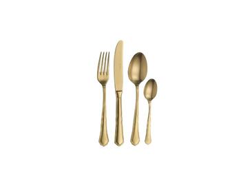 SETTECENTO ALCHIMIQUE GOLD 3,0 MM CUCCHIAINO CAFFÈ ACCIAIO INOX 18/10 14,6 CM   Alessandrelli Business Solutions