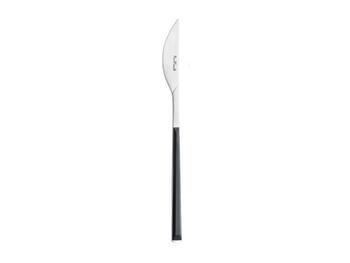 SUSHI PRO NERO OPACO 2,5 MM COLTELLO TAVOLA 18/10 + ABS 22,5 CM   Alessandrelli Business Solutions
