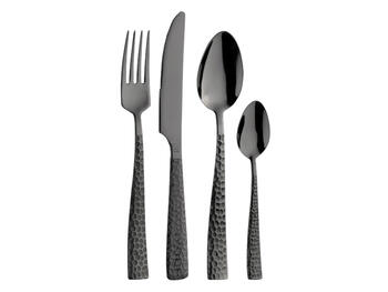 PALACE MARTELLATO TREASURE TOTAL BLACK 2,5 MM CUCCHIAIO TAVOLA 21,0 CM   Alessandrelli Business Solutions