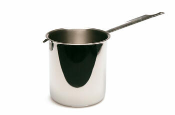 PREPARAZIONE BAGNOMARIA CILINDRICO ACCIAIO INOX 18/10 20X22 1 MANICO CM 7 L   Alessandrelli Business Solutions