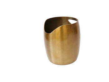 AUDREY 3 MM SECCHIELLO CHAMPAGNE IN ALLUMINIO GOLD 18,2 CM H 21 CM   Alessandrelli Business Solutions