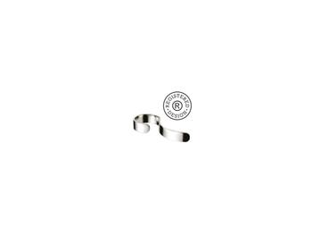 AUDREY REST APPOGGIO PER POSATE E BACCHETTE IN ACCIAIO INOX 18/10 8,4X3,1X1,2 CM   Alessandrelli Business Solutions