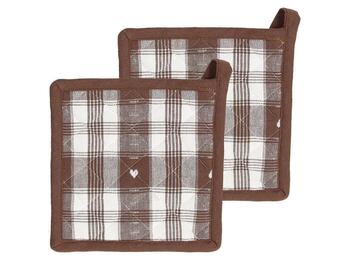 RUSTIC BROWN SET 2 PRESINE 18X18   Alessandrelli Business Solutions