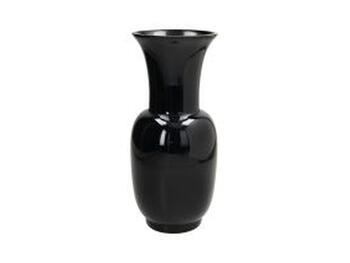 GLASS DESIGN ISIDE VASO VETRO NERO 30 CM   Alessandrelli Business Solutions