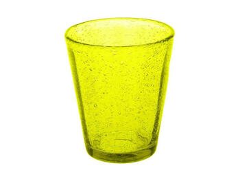 KOLORS BICCHIERE GIALLO VETRO 9 CM H 10,5 CM 34 CL   Alessandrelli Business Solutions