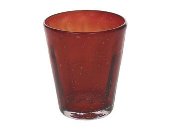 KOLORS BICCHIERE ROSSO VETRO 9 CM H 10,5 CM 34 CL   Alessandrelli Business Solutions