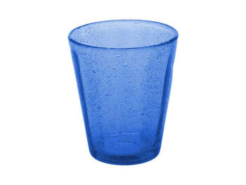 KOLORS BICCHIERE BLU VETRO 9 CM H 10,5 CM 34 CL   Alessandrelli Business Solutions