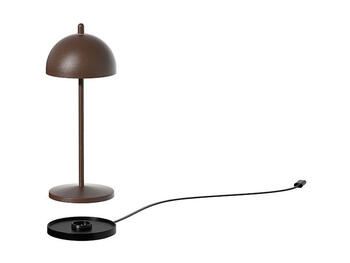 TT LAMP LAMPADA DA TAVOLO ALLUMINIO CORTEN 6 CM H 20 CM   Alessandrelli Business Solutions