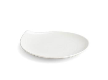 MINIPARTY PIATTO A GOCCIA PORCELLANA CREMA 16,2X15,2 CM H 2,3 CM   Alessandrelli Business Solutions