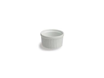 COOK RAMEQUIN COSTOLATO CM.9 BIANCO   Alessandrelli Business Solutions