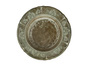 RILIEVO RUSTICO PIATTO FONDO PORCELLANA MARRONE 23,5 CM   Alessandrelli Business Solutions