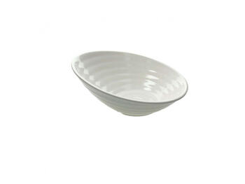 LINEA SHOW PLATE BOWL OBLIQUA 35,5 BIANCO   Alessandrelli Business Solutions