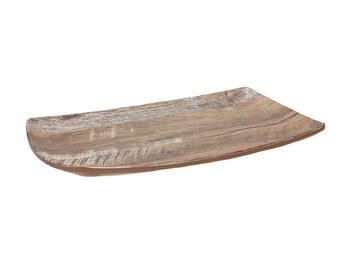 SHOW PLATE PIATTO RETTANGOLARE MELAMINA WOOD 33X20 CM   Alessandrelli Business Solutions