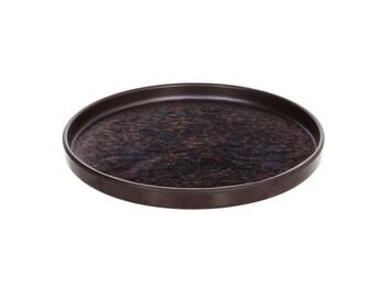 SHOWPLATE PIATTO EDGE CM.9 CORTEN   Alessandrelli Business Solutions