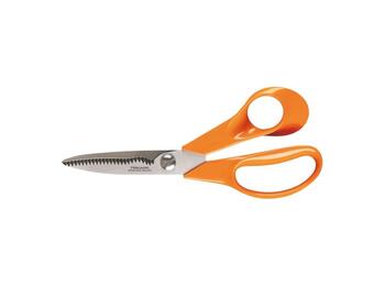 FORBICI CUCINA ACCIAIO INOX IMPUGNATURA ARANCIONE 1,7X8,5X18 CM   Alessandrelli Business Solutions