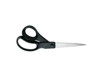 FORBICI UNIVERSALI ACCIAIO INOX IMPUGNATURA NERA 1,2X8,5X21,5 CM   Alessandrelli Business Solutions