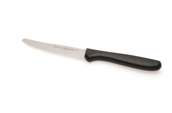 COLTELLI BIVALVA TAVOLA BISTECCA ACCIAIO INOX IMPUGNATURA NERA 11 CM PEZZI 6   Alessandrelli Business Solutions