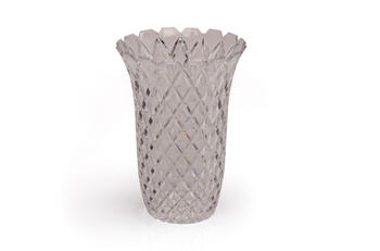 PORTAFIORI VASO IN PLASTICA EFFETTO CRISTALLO TRASPARENTE CM 22   Alessandrelli Business Solutions