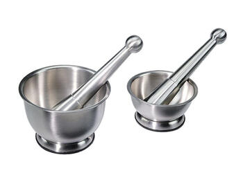 MORTAIO PESTELLO INOX CM.10   Alessandrelli Business Solutions