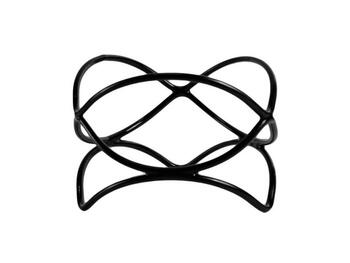 DANCE STAND ANTISCIVOLO UNIVERSALE NERO IN ACCIAIO RIVESTITO IN PVC 215X215 MM   Alessandrelli Business Solutions