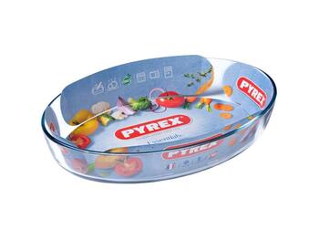 PYREX TEGLIA OVALE VETRO BOROSILICATO 2,2 L 30X21X6 CM   Alessandrelli Business Solutions