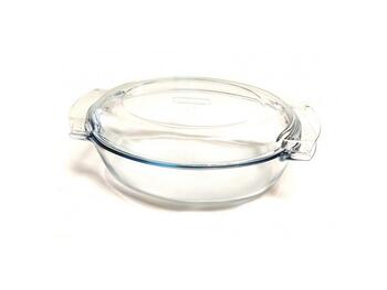 PYREX CASSERUOLA OVALE CON COPERCHIO VETRO BOROSILICATO 4,1 L 33 CM   Alessandrelli Business Solutions