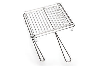 GRATICOLA RIBALTABILE FILO DI FERRO CROMATO 30X40 CM   Alessandrelli Business Solutions