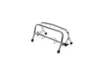 PORTAPROSCIUTTO TUBO DI FERRO CROMATO 34 CM   Alessandrelli Business Solutions