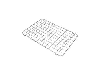 GRIGLIA PER TEGLIA FILO DI FERRO CROMATO 28X20 CM   Alessandrelli Business Solutions