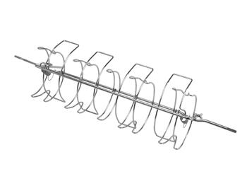 GRIGLIA GIRARROSTO CONCHIGLIA FILO DI FERRO CROMATO 60 CM   Alessandrelli Business Solutions