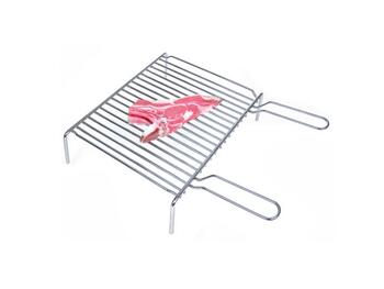 GRIGLIA PER PENSILI IN FILO DI FERRO CROMATO CON SUPPORTI IN PLASTICA 80 CM PEZZI 2   Alessandrelli Business Solutions