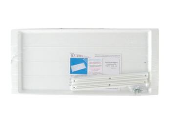 VASCHETTA RACCOGLIGOCCE IN PLASTICA TRASPARENTE CON GUIDE BREVETTATE 86 CM   Alessandrelli Business Solutions