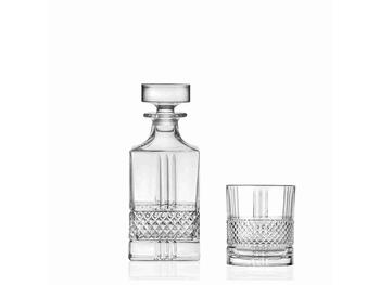 BRILLANTE SET WHISKY BOTTIGLIA + 6 BICCHIERI CL 85/34 PEZZI 7   Alessandrelli Business Solutions