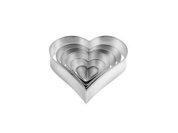 CANDELE SET 6 TAGLIABISCOTTI CUORE   Alessandrelli Business Solutions