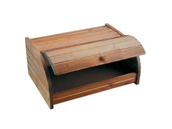 PORTAPANE BOMBATO IN LEGNO DI FAGGIO NATURALE 41X30X17 CM   Alessandrelli Business Solutions