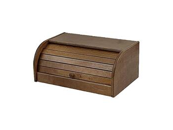 PORTAPANE BOMBATO IN LEGNO DI FAGGIO COLORE NOCE 41X30X17 CM   Alessandrelli Business Solutions