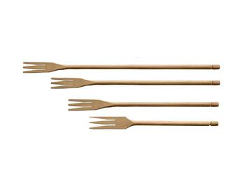 FORCHETTA TORNITA IN LEGNO DI FAGGIO 30 CM   Alessandrelli Business Solutions