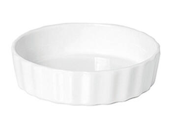 TORTIERA PIROFILA PORCELLANA DA FORNO 12X3 CM   Alessandrelli Business Solutions