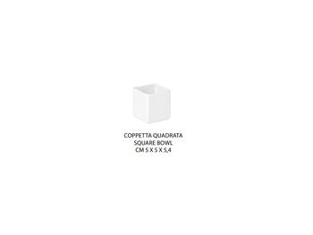 COPPETTA QUADRATA 5X5X5,4   Alessandrelli Business Solutions