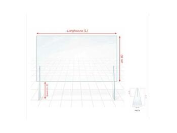 BARRIER.PROTETTIVA C.PIEDI H60L100   Alessandrelli Business Solutions