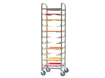 CARRELLO RITIRO VASSOI STRUT.INOX   Alessandrelli Business Solutions