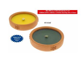 CITRONELLA GIALLA DA ESTERNO IN COCCIO 150 MM 13 ORE PEZZI 1   Alessandrelli Business Solutions