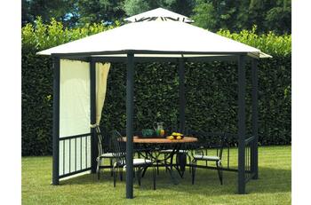 GAZEBO ESAGONALE 3,6 ALLUMINIO  CON TENDE     Alessandrelli Business Solutions