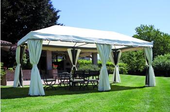 GAZEBO ALLUMINIO 6X3 RETTANGOLARE   Alessandrelli Business Solutions