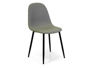 SEDIA ECOPELLE JACKY GRIGIO TORTORA   Alessandrelli Business Solutions