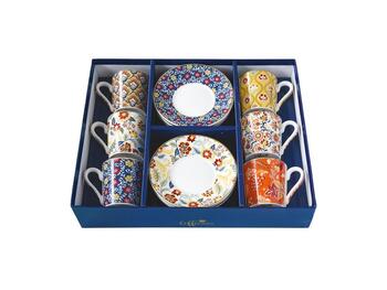 SET 6 TAZZINE ESPR.100 C/P PAISLEY   Alessandrelli Business Solutions